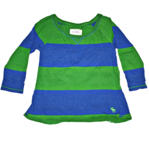 Girls Abercrombie Kids Striped Tee & Tank Top Sz M - Picture 2 of 5